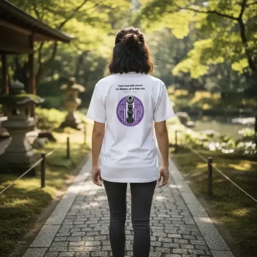 Camiseta Eckhart Tolle Gatos Zen The Smoke of The Dragon