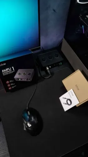 Interface de audio fifine Sc1 + cabo XLR