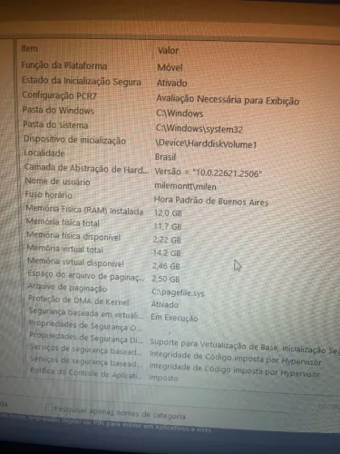 ? Notebook i7 12ª geração | 12GB RAM | Rápido e conservado