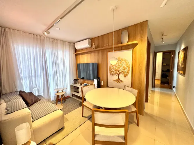Apartamento Mobiliado e Decorado no Condomínio Ilha de Aruba