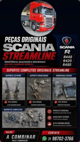 Peças e suportes Scania  