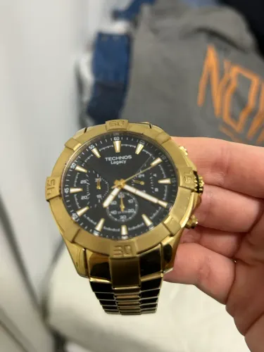 Relógio Technos Legacy Cronógrafo Bicolor Dourado/Preto