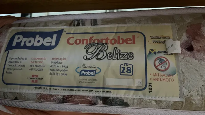 Colchão de Solteiro Probel Belize D28 - Ótimo Estado