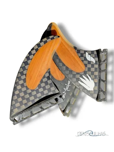 Quilhas Futures Rob Machado Pivot - Carbono e Bambu