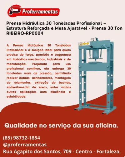 PRENSA HIDRAULICA 30T.