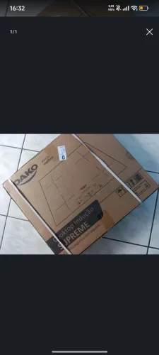 Vendo um cooktop de do som novo na caixa