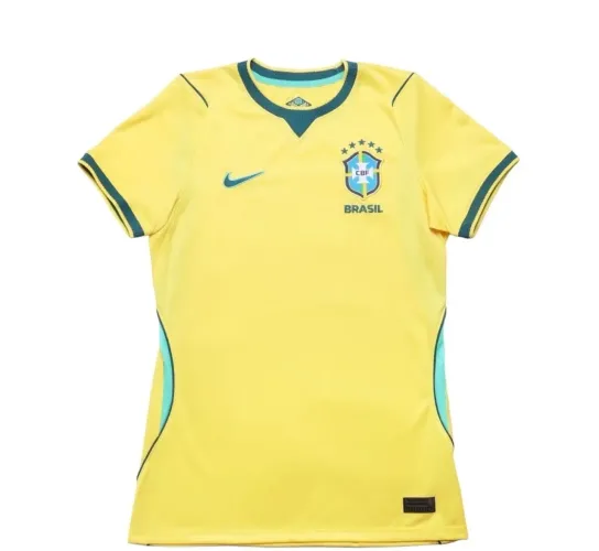 Camisa Seleção Brasileira feminina, tamanhos disponíveis P, M, G