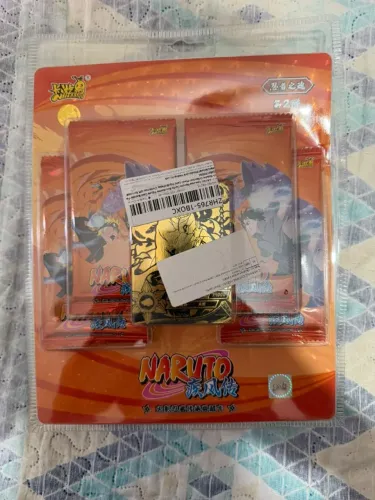 Blister Naruto Kayou Tier 2 Wave 2 (4 Packs + Card Especial Promo Gold) - Lacrado