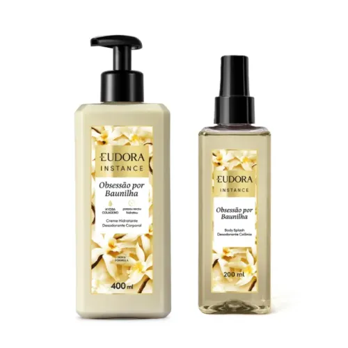 Combo Eudora Baunilha Body Splash + Hidratante