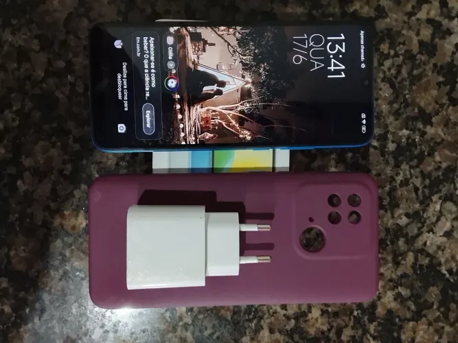 Divido no cartão! Celular Xiaomi redimi 10 C AZUL. Com nota + carregador original.