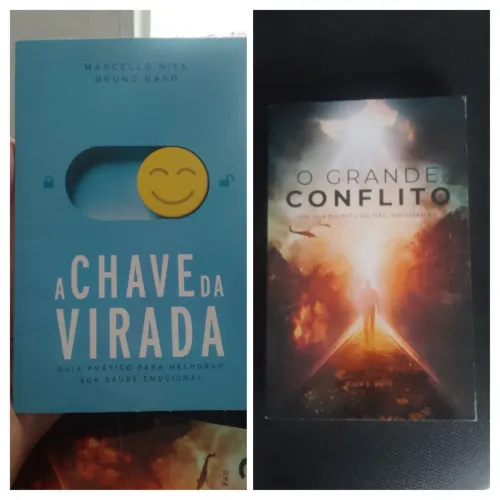 2 livros O grande conflito e a chave da virada