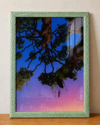 Quadro Fine Art Fotografia Autoral com Moldura de Madeira
