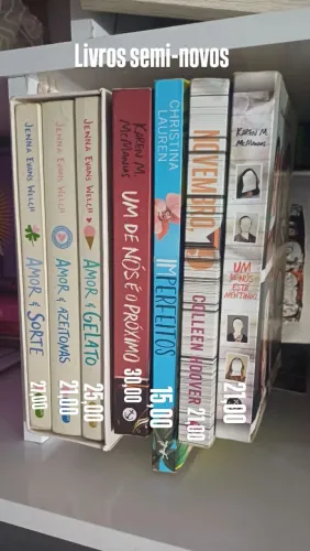 LIVROS DE ROMANCE