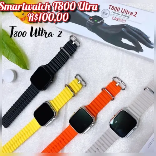 Smartwatch T800 Utra R$100,00