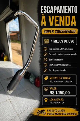 Escapamento esportivo