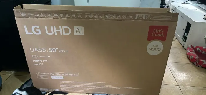 Caixa de tv nova 50 polegadas