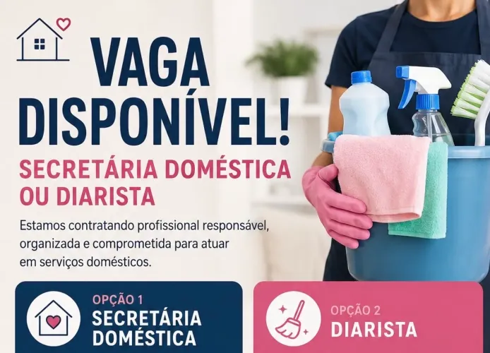 Secretária doméstica ou diarista 