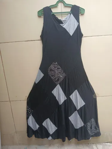 Vestido longo preto tam.44