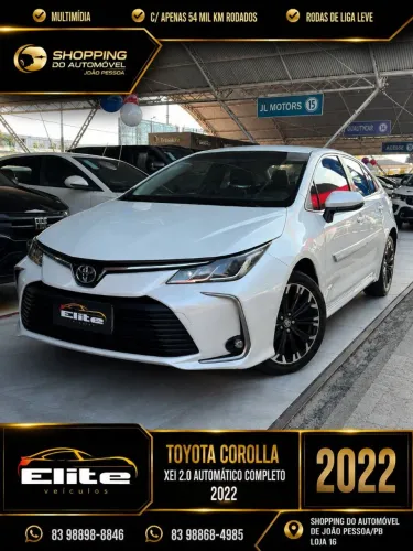 Toyota Corolla XEI 2.0 Flex 16V Aut. 2022