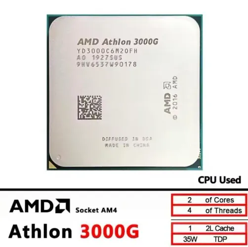 Vendo processador Athlon 3000G