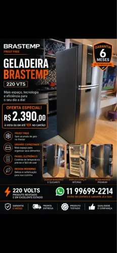 Geladeira Brastemp 220 vts. *