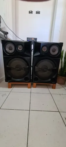 Caixas de som Sony + amplificador