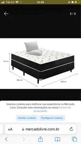 Cama box casal zap *