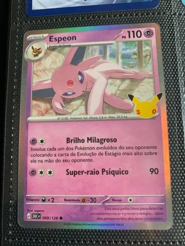 espeon 069/128 coleção 30 anos pokémon