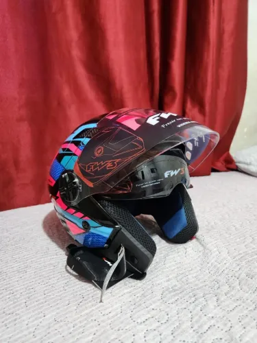 Capacete FW3 Com Viseira Interna