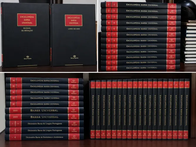 ? Coleção Enciclopédia Barsa Universal - 18 Volumes + Complementos