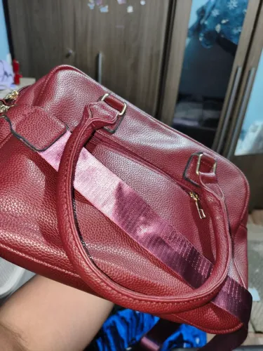 Bolsa vermelha grande