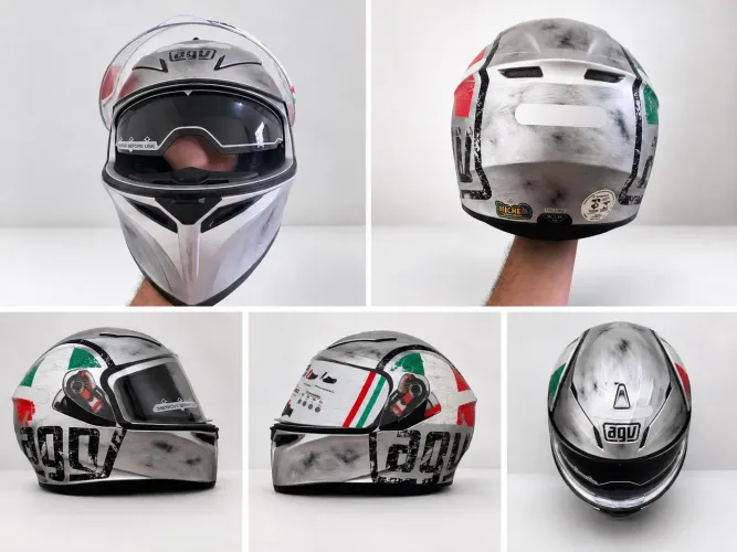 Capacete Agv k3 Scudetto n? 57