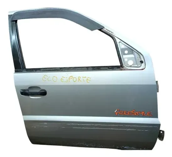 Porta Ford Ecosport Dianteira Direita 2003/2011 C/detalhe Dianteira Direita Prata
