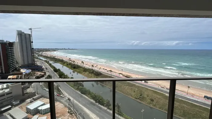 OCEAN VIEW JAGUARIBE VISTA MAR FRONTAL 104M2 NASCENTE TOTAL