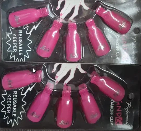 Kit de dedeiras para remoção de esmalte em gel - 10 peças