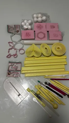 Kit completo de Ferramentas para Biscuit & Pasta Americana