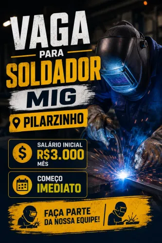 Vaga soldador MIG