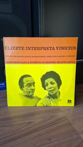LP ELIZETH CARDOSO "elizeth interpreta vinicius de Moraes (reimpressão 1991)