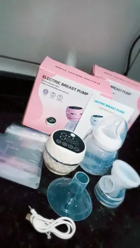 Bombinha elétrica para tirar leite, produto novo.