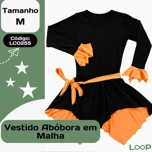 Fantasia Abóbora em Tecido