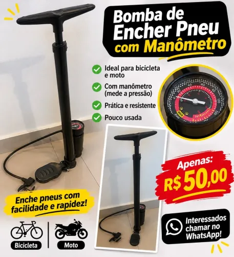 Bomba de encher pneu