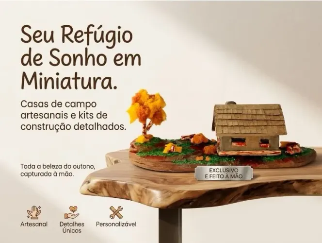 Decoração casa miniatura