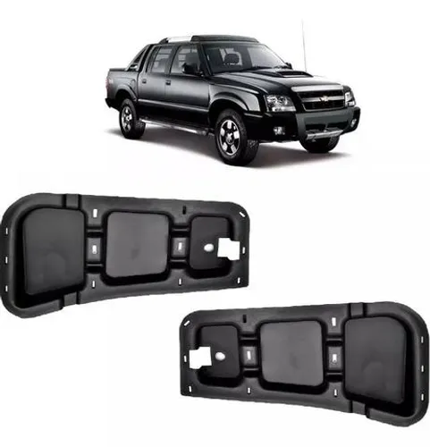 Par Guia Suporte Parachoque Dianteiro S10 2001 2002 a 2011
