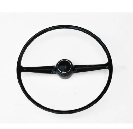 Volante Kombi 73 à 75 Corujinha Preto Original Restaurado Com Botão