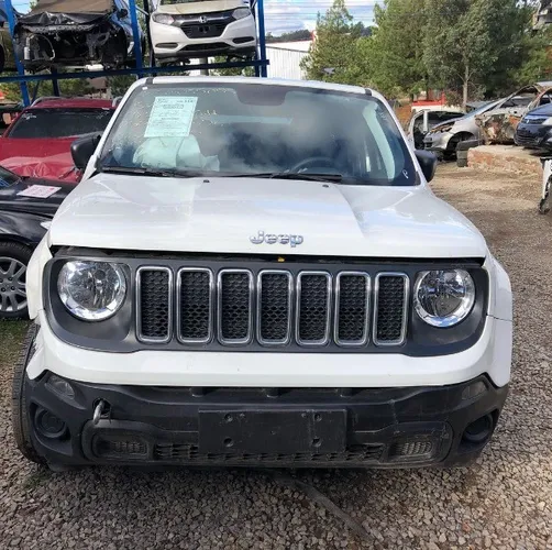Renegade 1.8 Flex 2020 Parachoque Motor Airbag Capo Farol Retrovisor Lanterna Sucata
