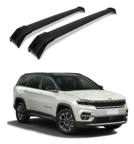 Travessa De Teto Jeep Commander 2022 2023 Alumínio Preto