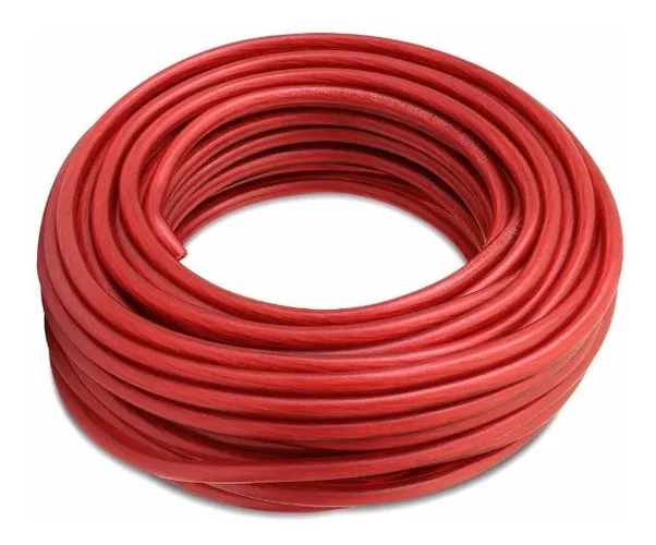 5 metros Cabo Fio Silicone Alta Tempertura 6mm