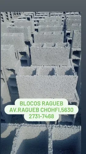 Blocos de cimento a pronta entrega