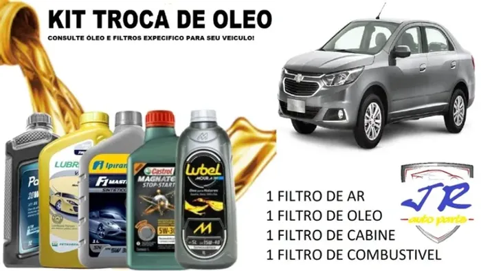 Kit Troca de Óleo e Filtros 