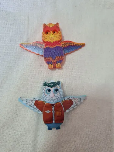 Coleção coruja kinder ovo 1994